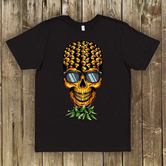 Upside-down Pineapple Skull Shirt
