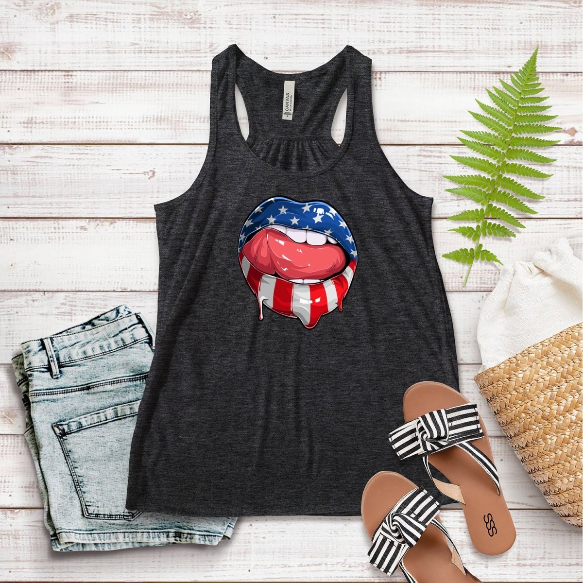 Patriotic Kiss Tank