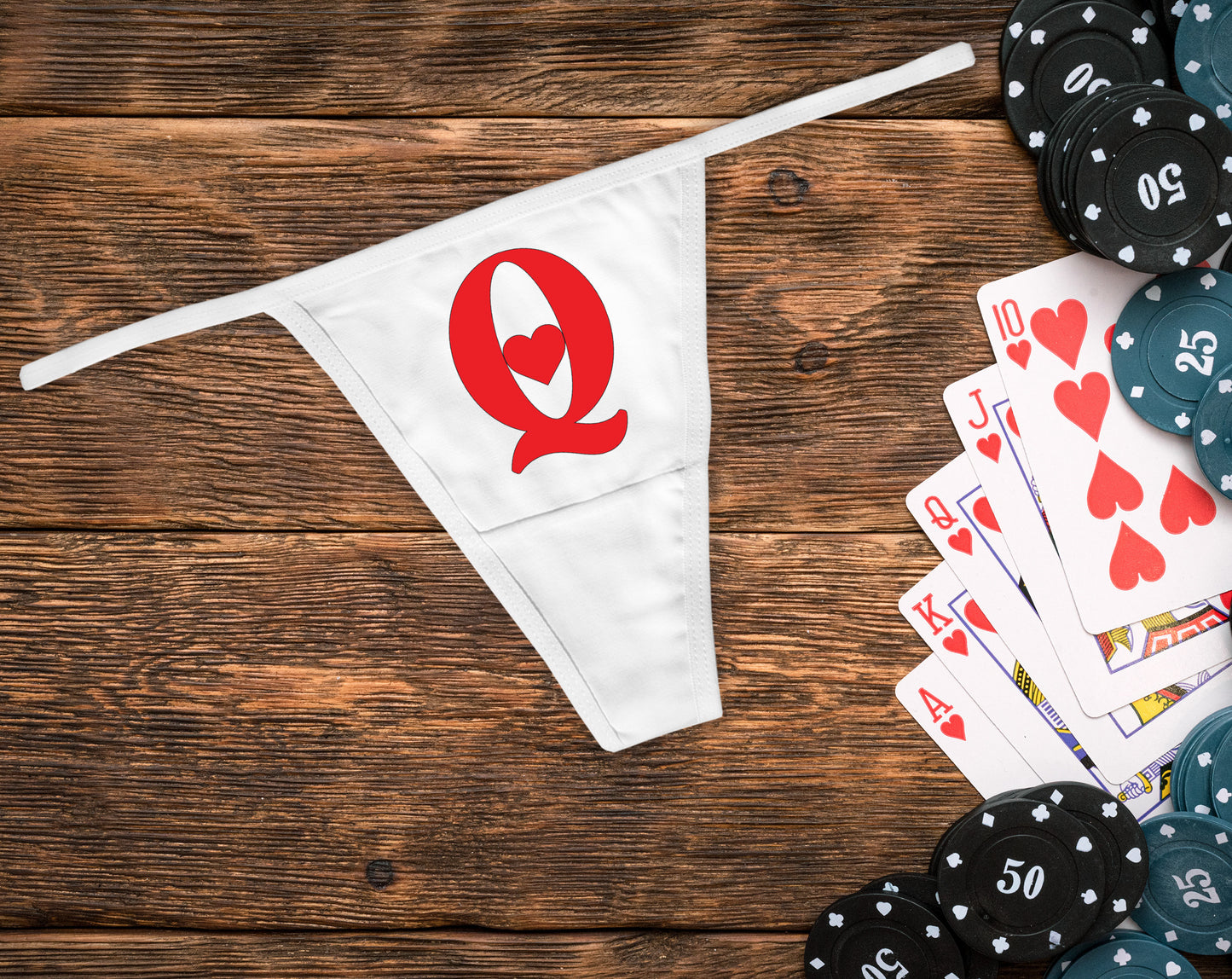 Queen of Hearts Thong