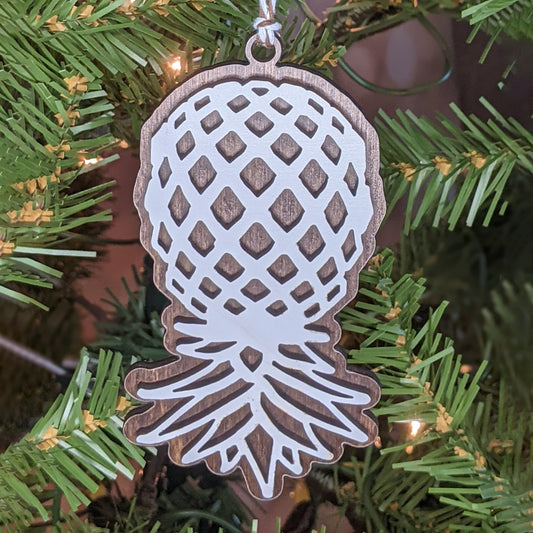 Upsidedown Pineapple Christmas Ornament