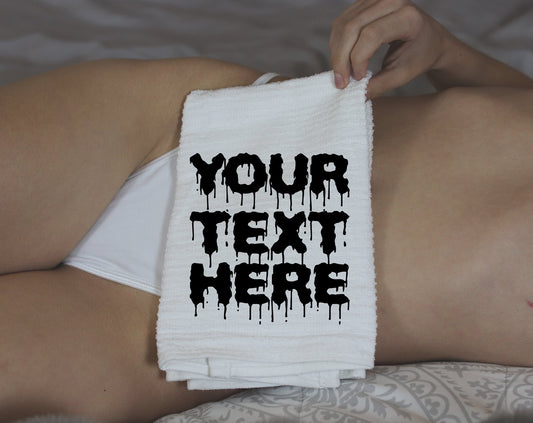Custom Personalized After Sex Towel