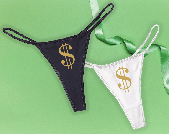 Dollar Sign Thong, Gold Digger Panties, Spoiled Wife Sexy Underwear, S Wicked Boutique Dollar Sign Thong, Gold Digger Panties, Spoiled Wife Sexy Underwear, S Wicked Boutique