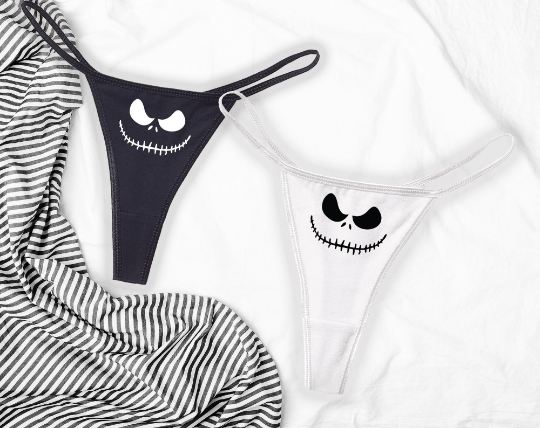 Jack Skellington Inspired Panties