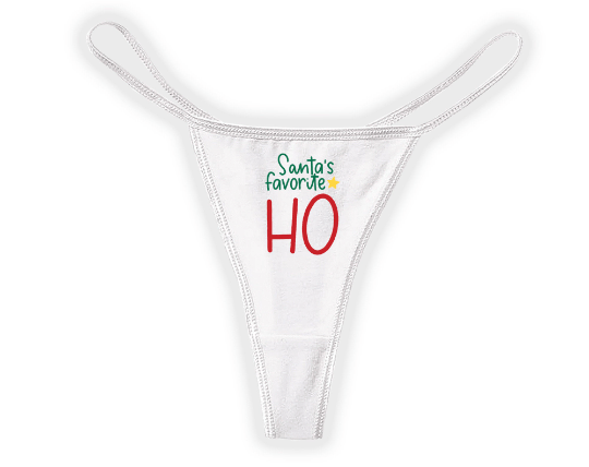 Santa's Favorite HO Panties