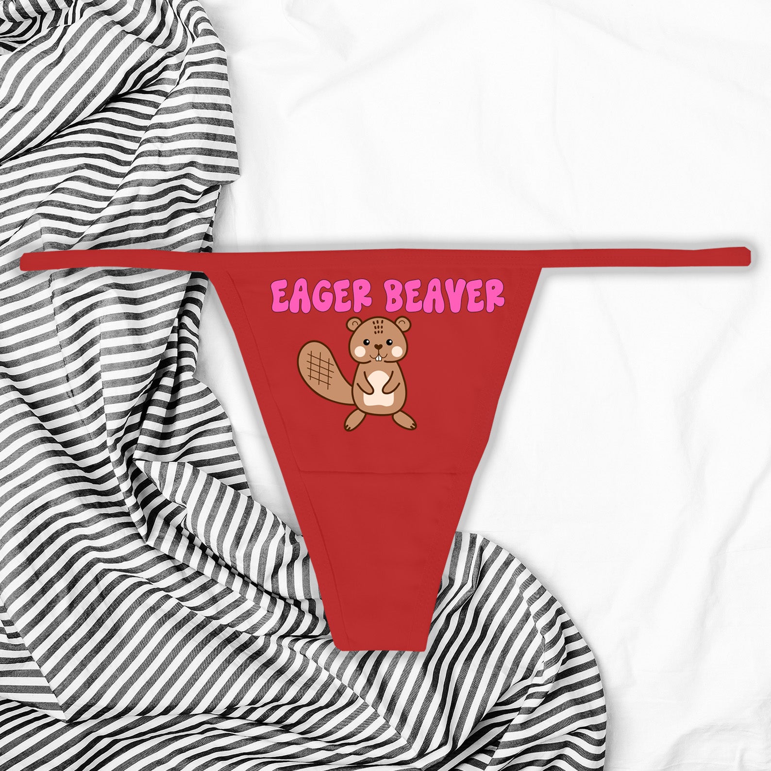 Eager Beaver Thong – Wicked Boutique
