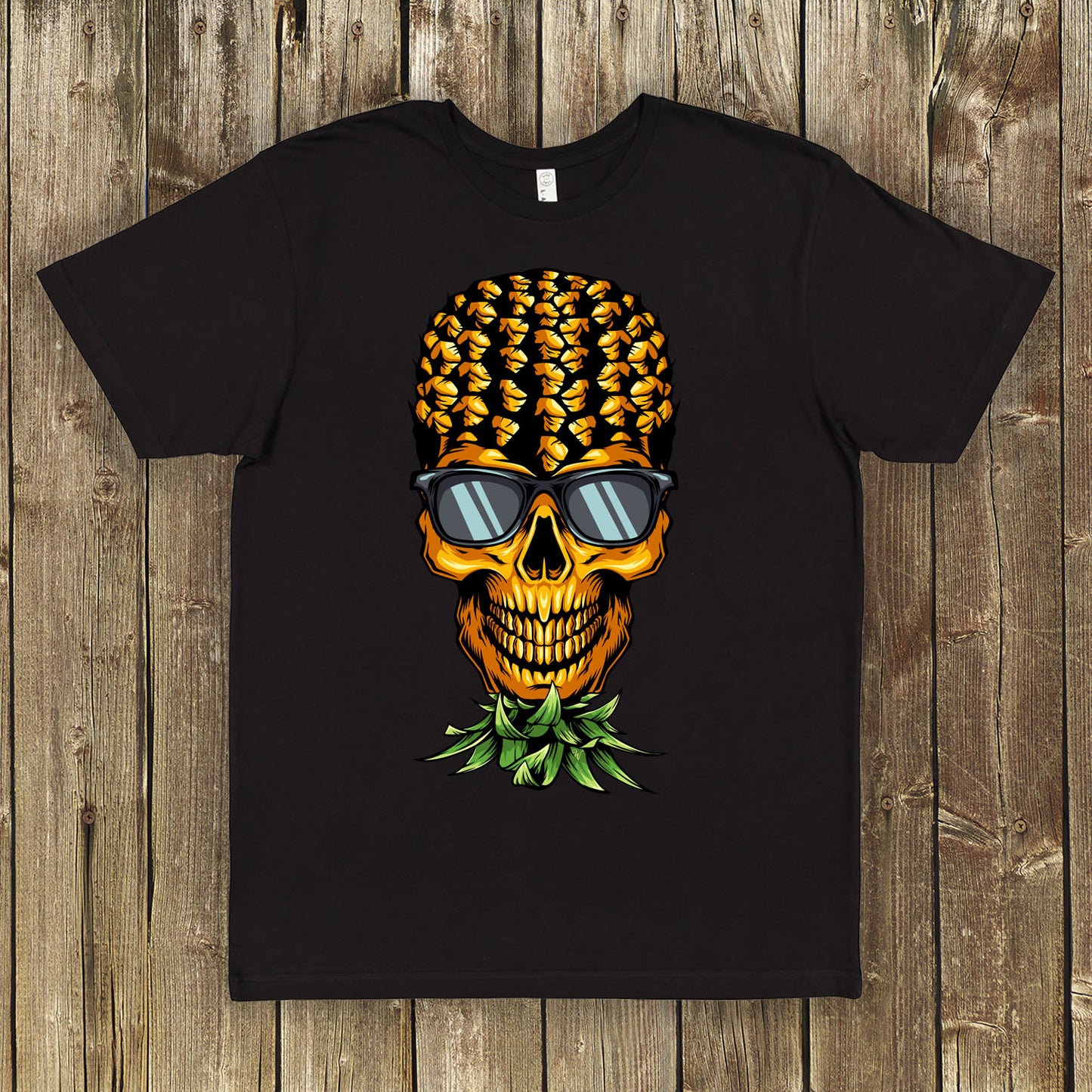 Upside-down Pineapple Skull Shirt