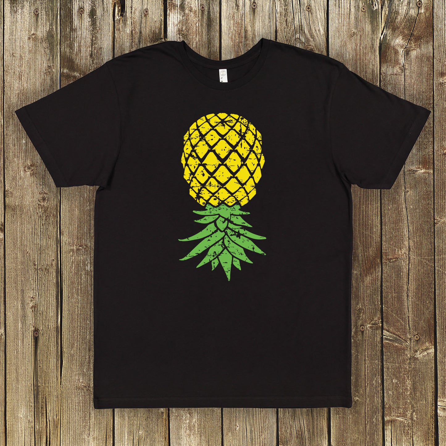 Distressed Upside-down Pineapple Shirt