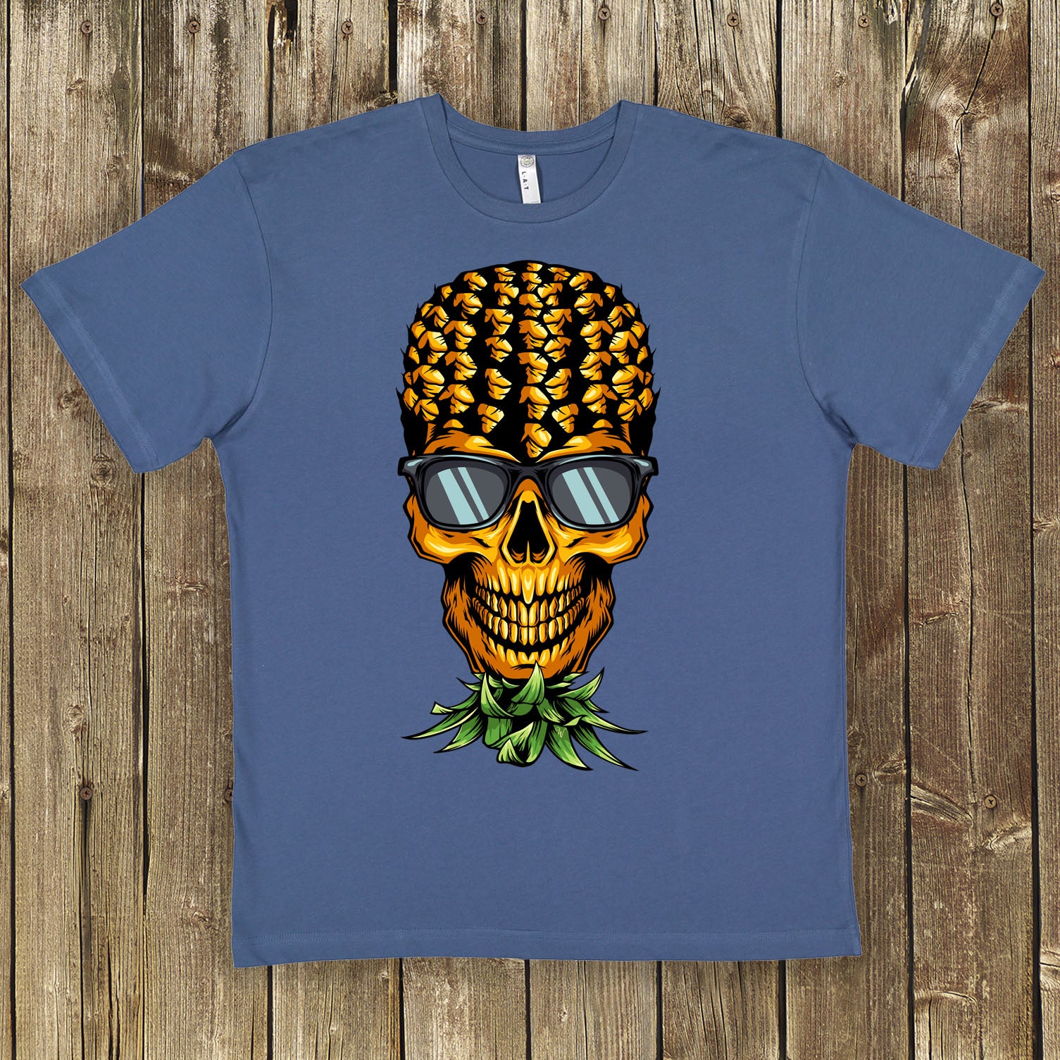 Upside-down Pineapple Skull Shirt