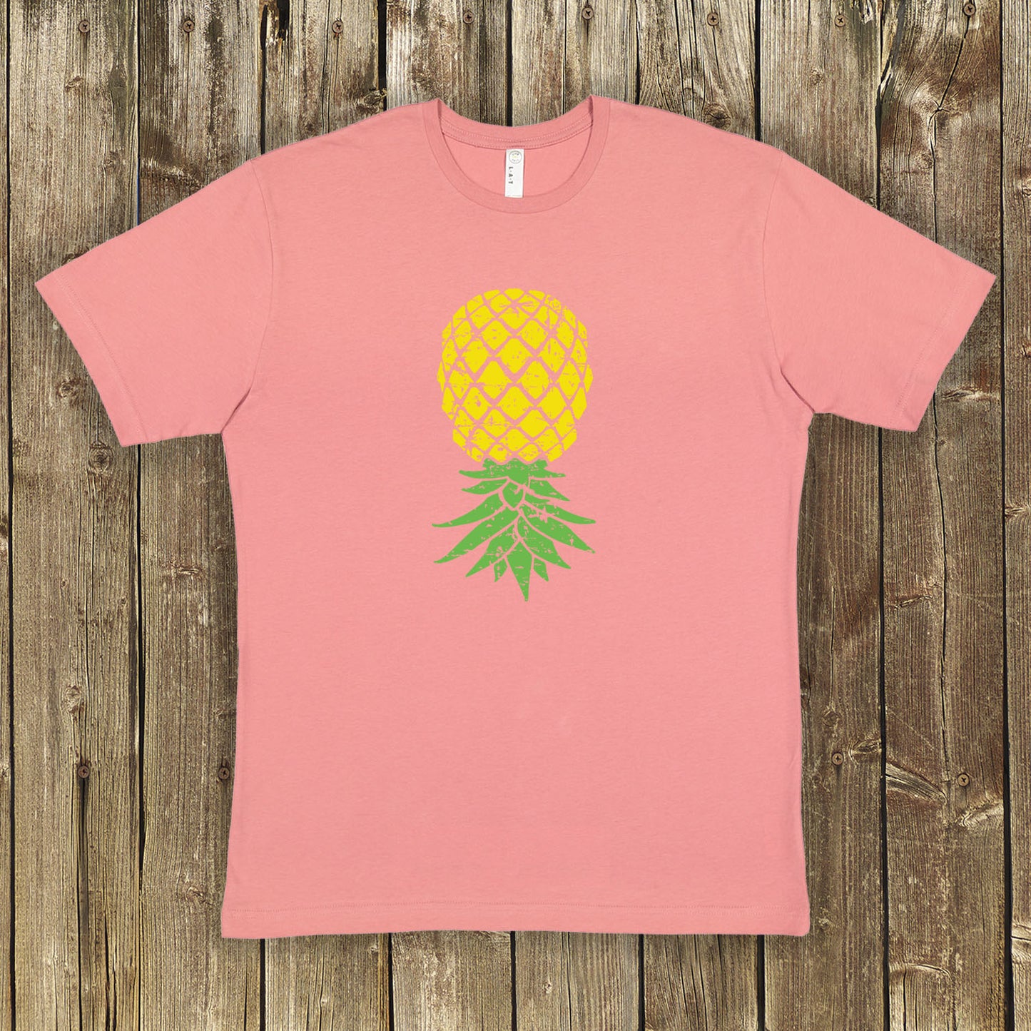 Distressed Upside-down Pineapple Shirt