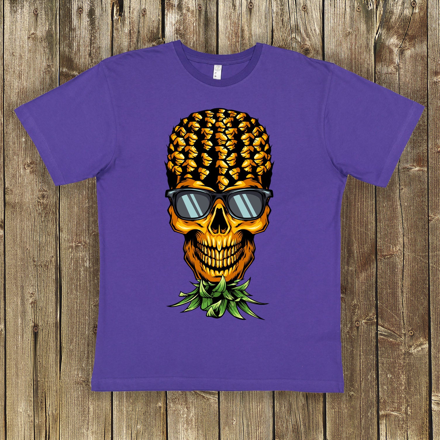 Upside-down Pineapple Skull Shirt