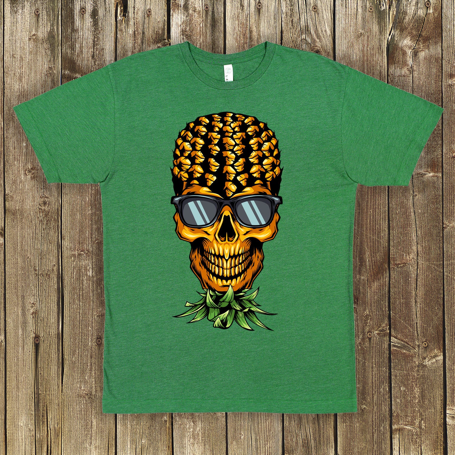 Upside-down Pineapple Skull Shirt