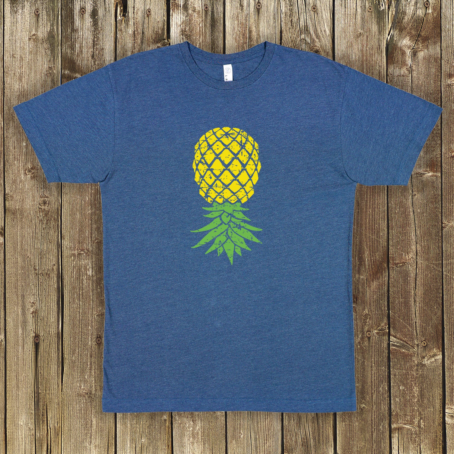 Distressed Upside-down Pineapple Shirt