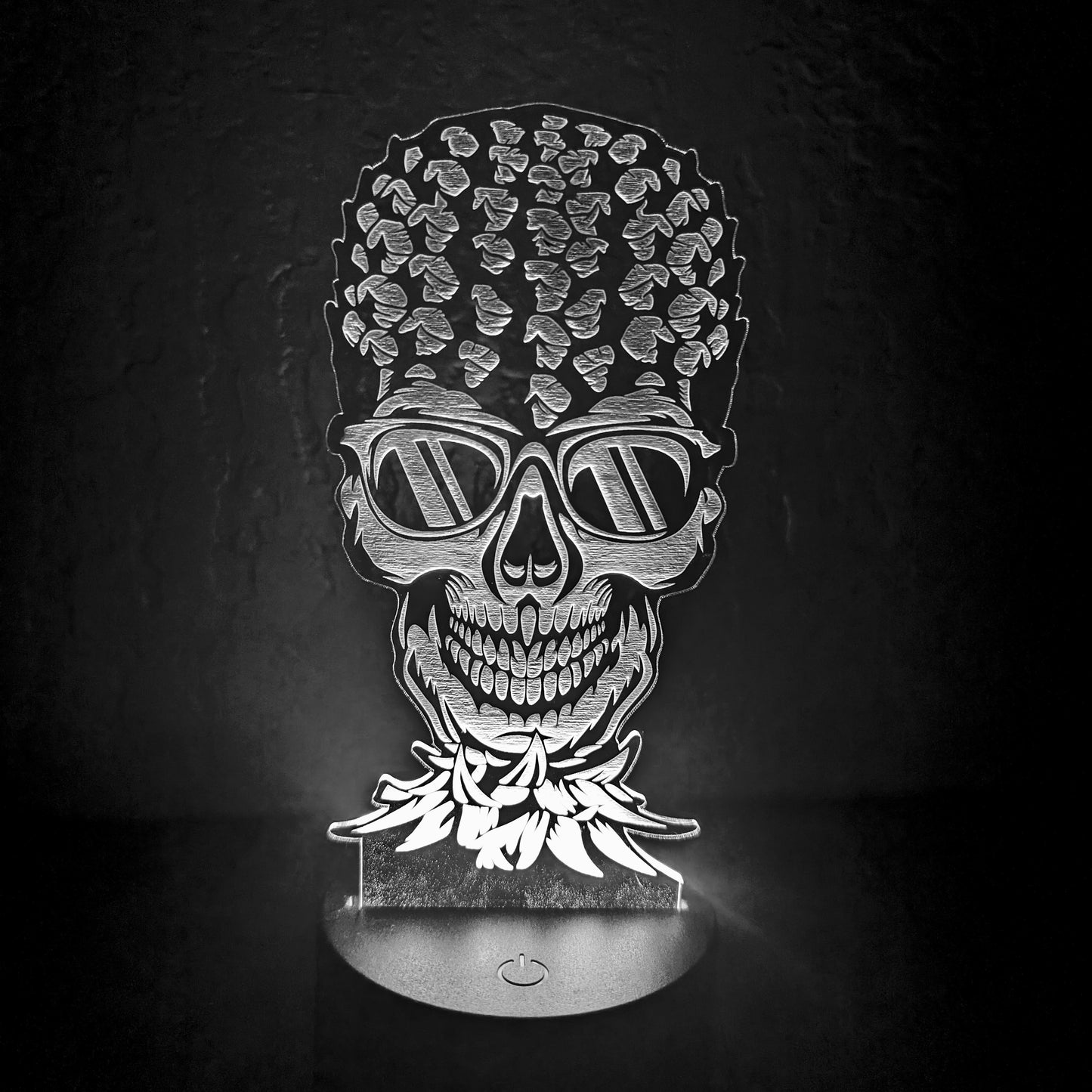 Upside-down Pineapple Skull LED Light