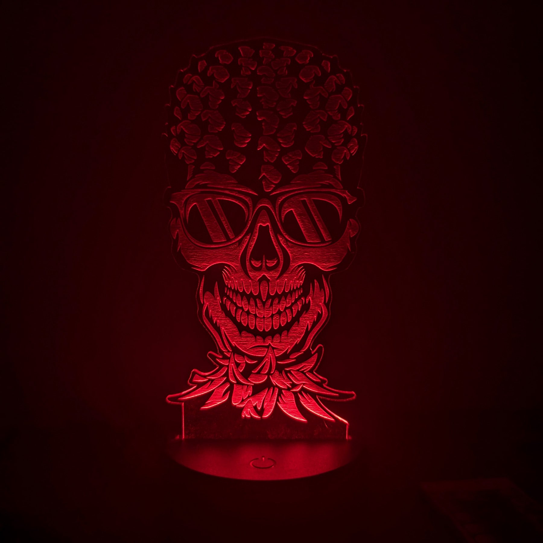 Upside-down Pineapple Skull LED Light