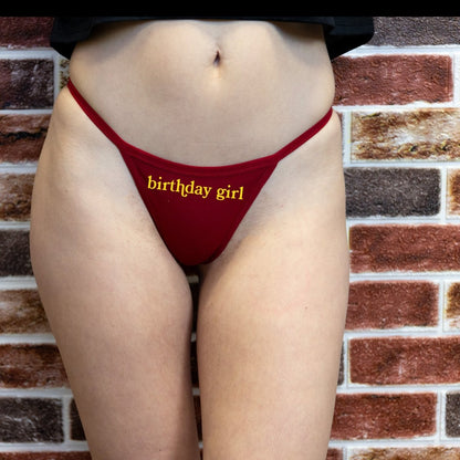 Birthday Girl Panties