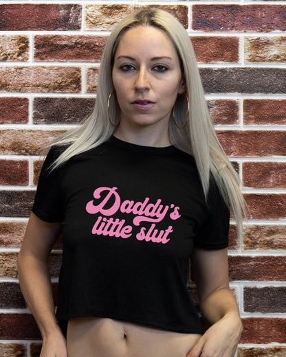 Daddy's Little Slut Tops