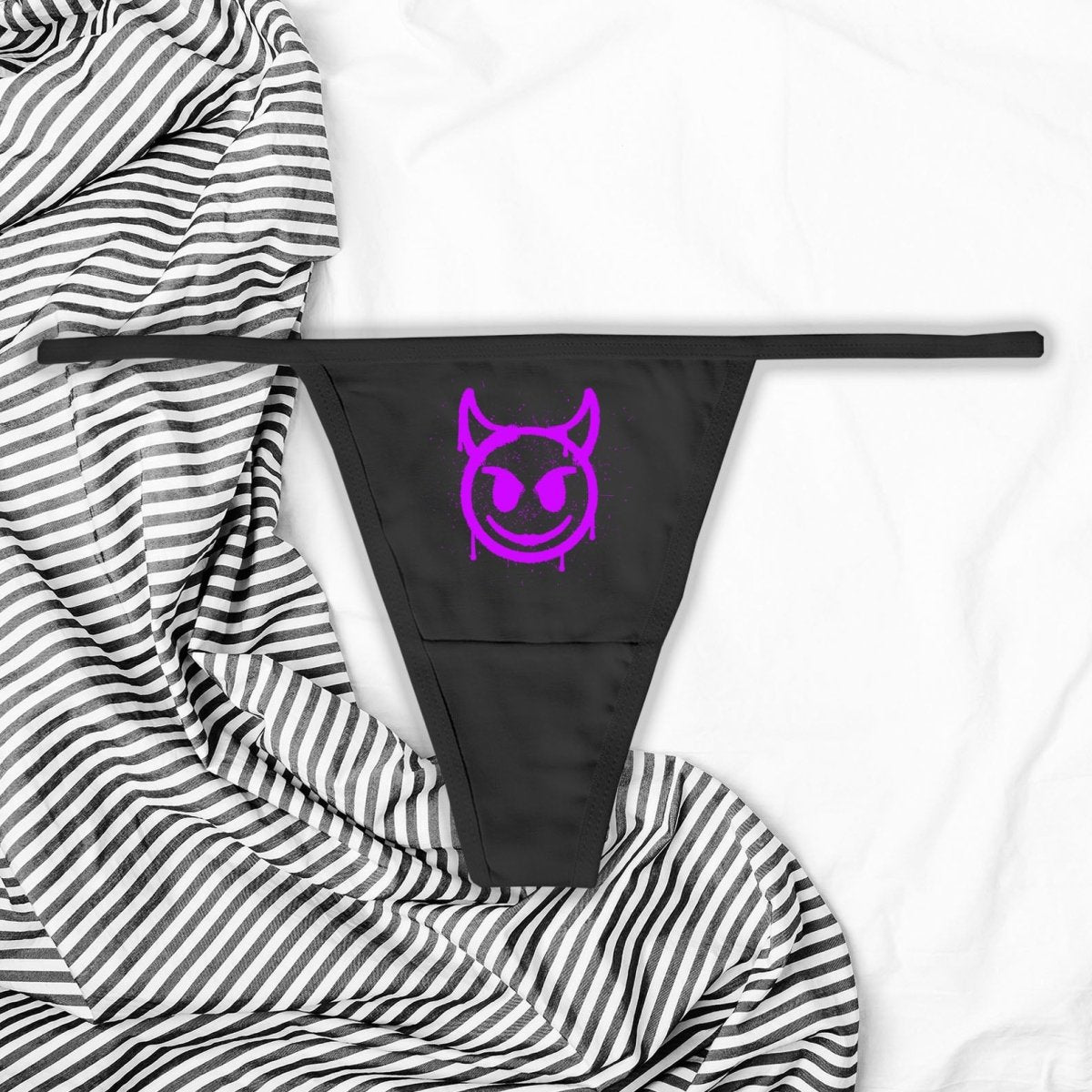 Devil Emoji Splat Panties