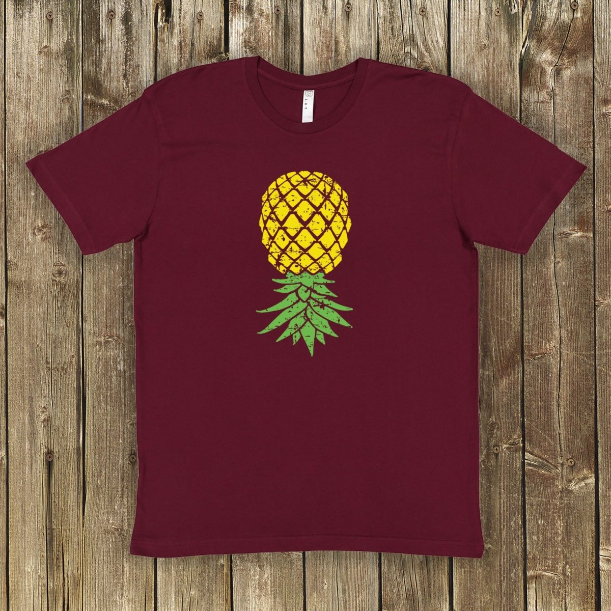 Distressed Upside Down Pineapple Shirt