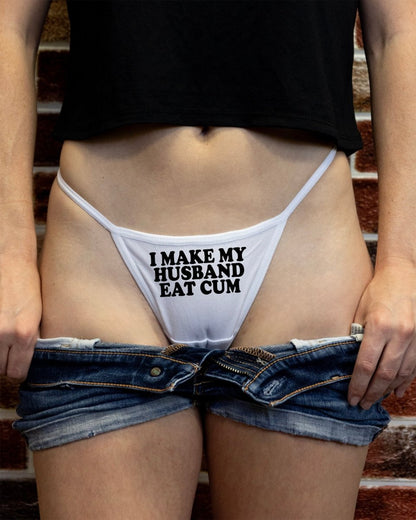 I Make My Husband Eat Cum Panties