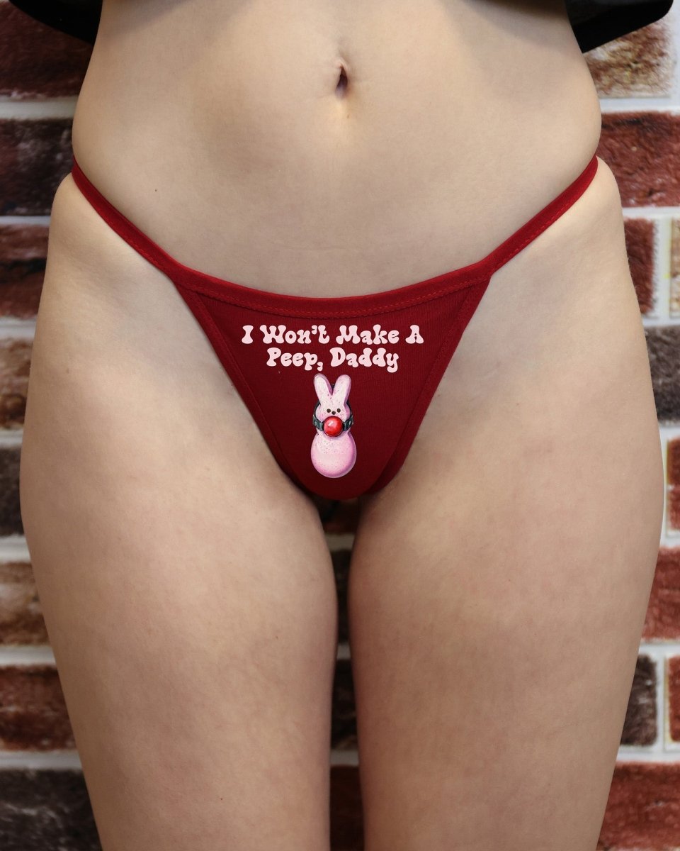 I Won’t Make a Peep Daddy Easter Panty & Thong