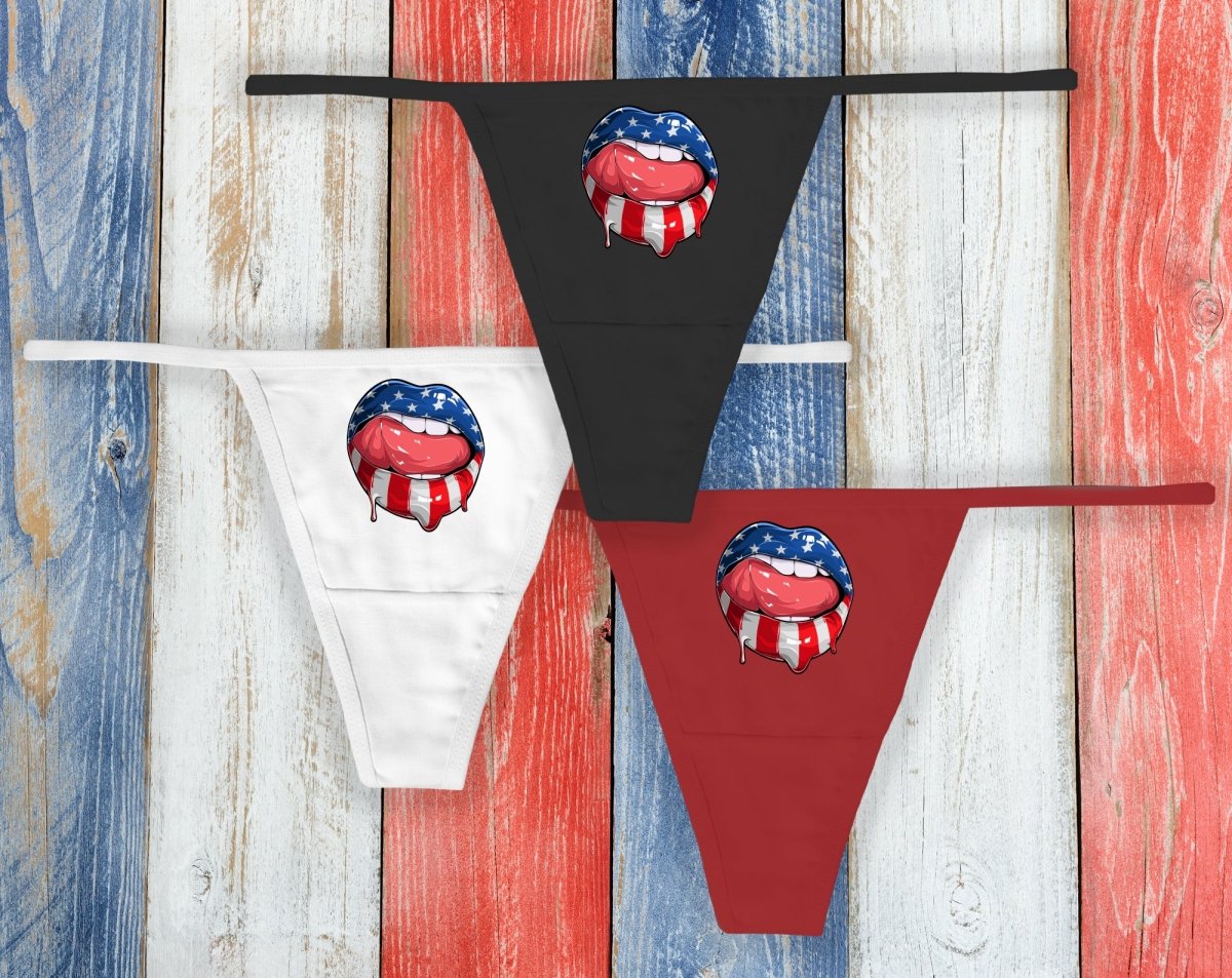 Patriotic Kiss Panties