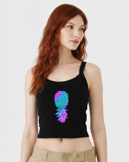 Purple Upside Down Pineapple Tops