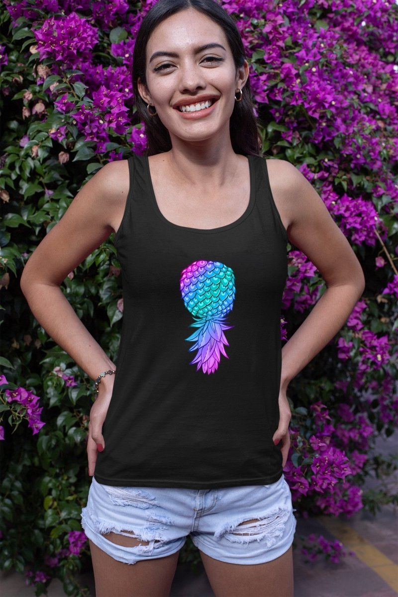 Purple Upside Down Pineapple Tops