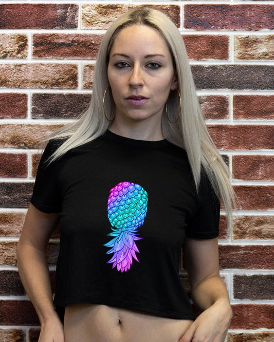 Purple Upside Down Pineapple Tops