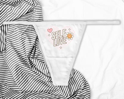 Self Love Panties, Retro Self Love, Cute Flower, Retro 70s, Vintage 80s, VSCO, 90s Check, Good Vibes, Pink Check, Hearts and Flowers, Panty Party, Divorce Party, Galentines Day, Single