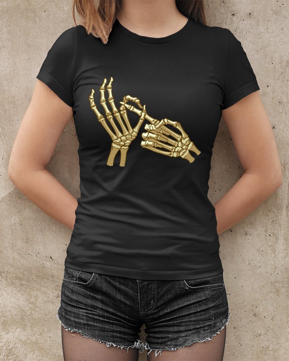 Skeleton Fuck Fingers Tops