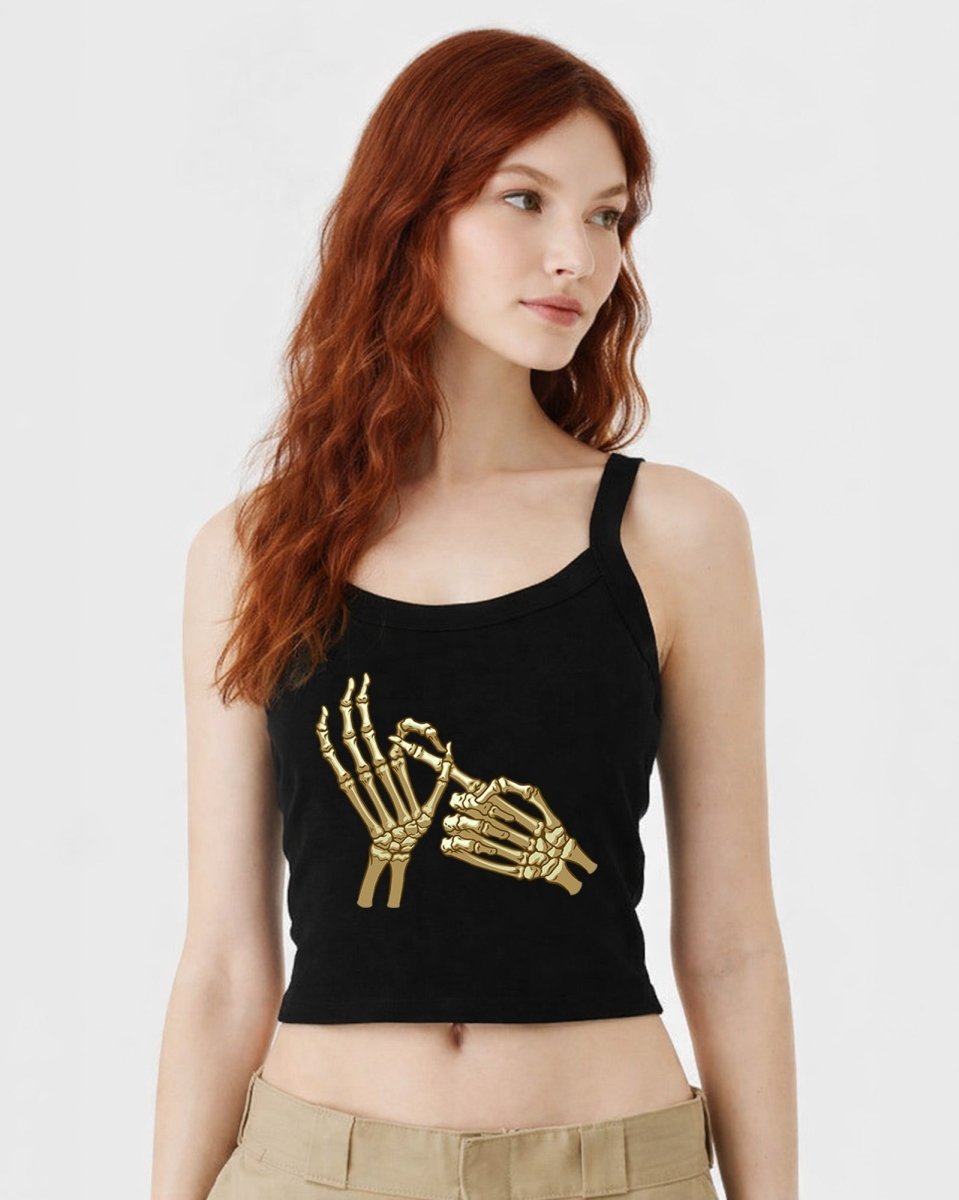 Skeleton Fuck Fingers Tops