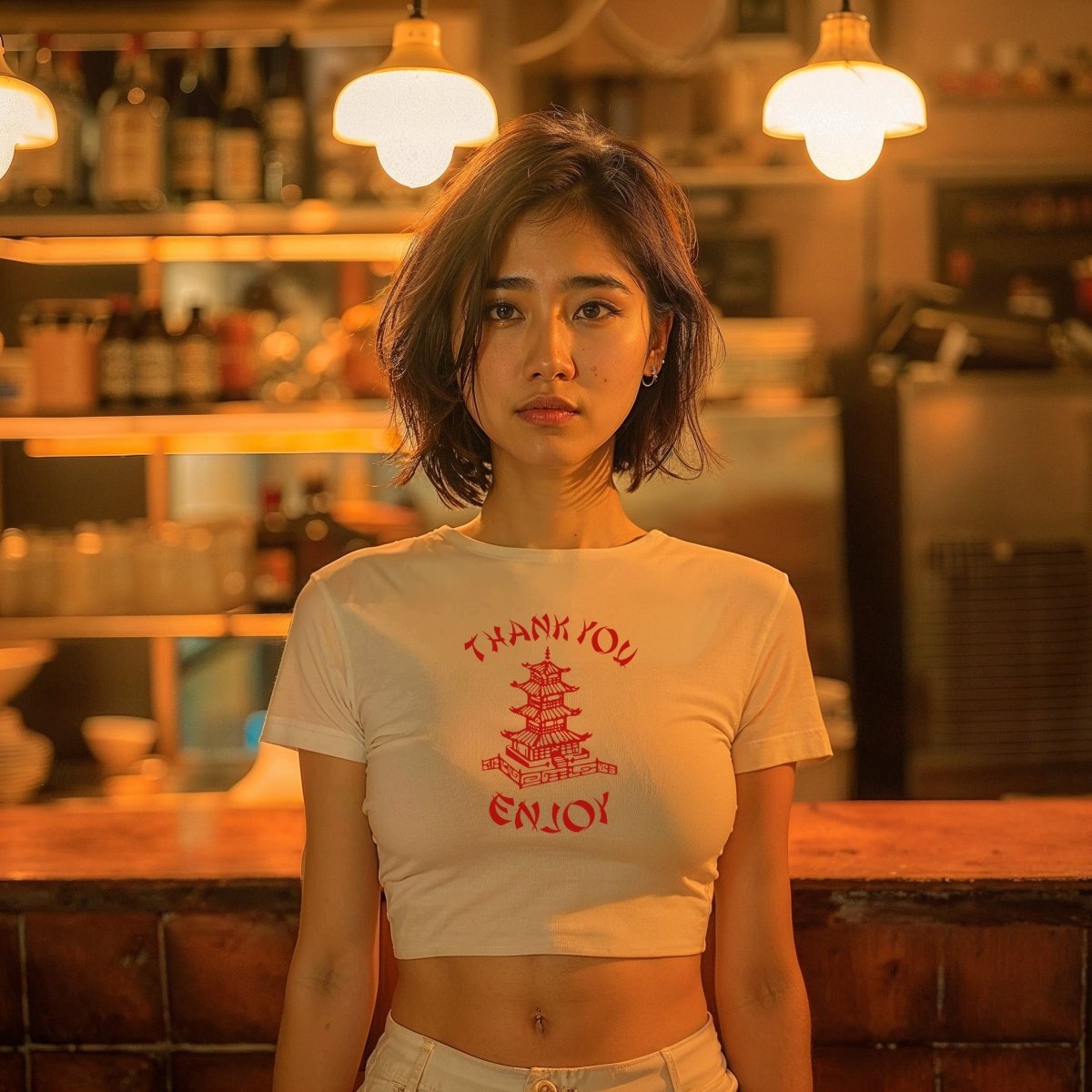 Thank You Enjoy Crop