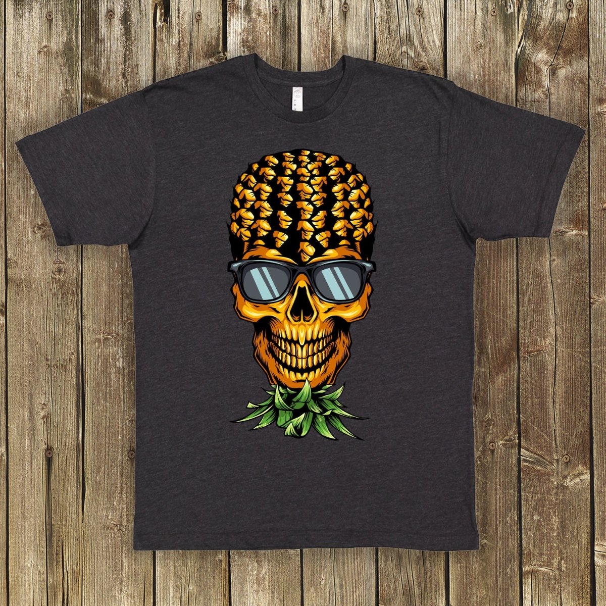 Upside Down Pineapple Skull Shirt