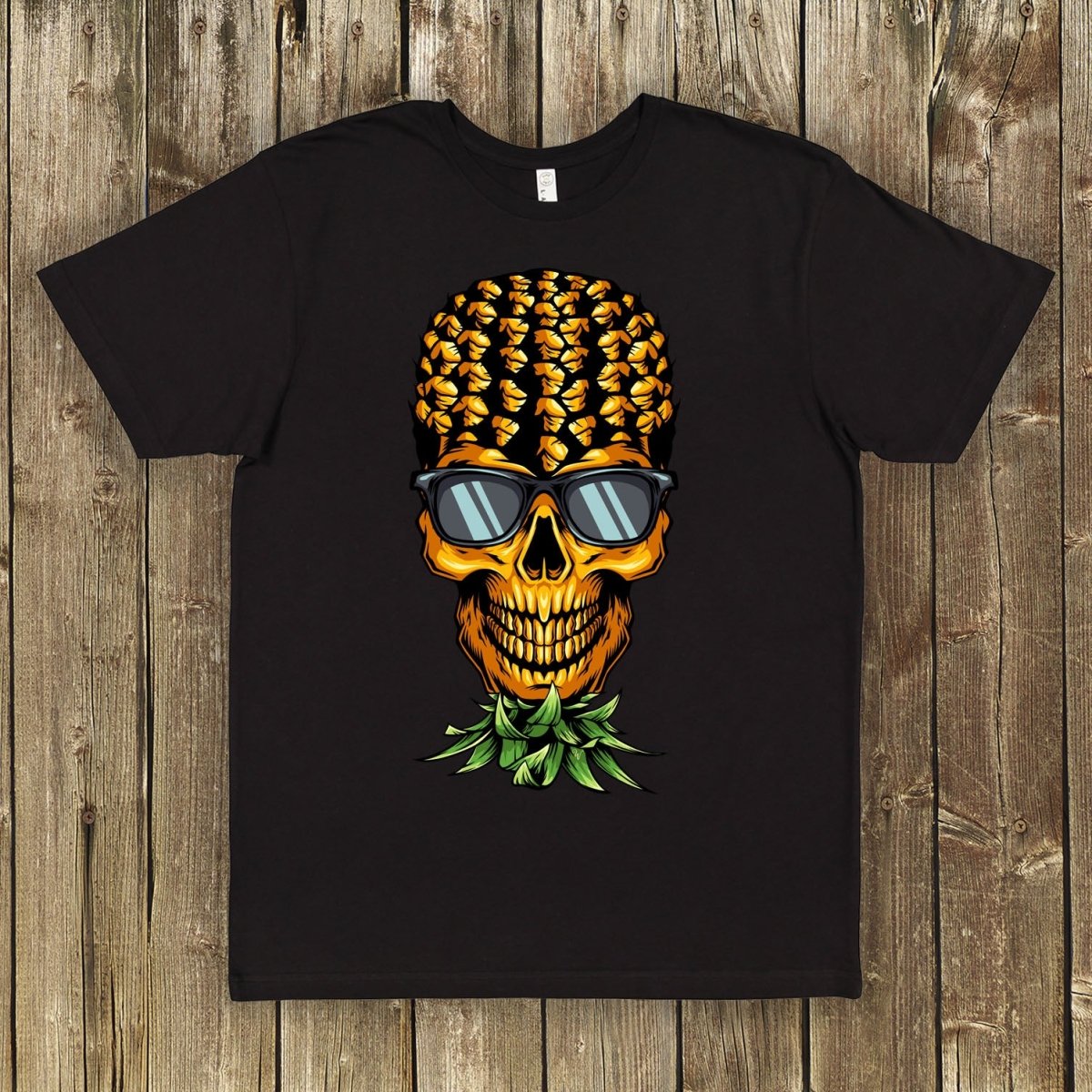 Upside Down Pineapple Skull Shirt