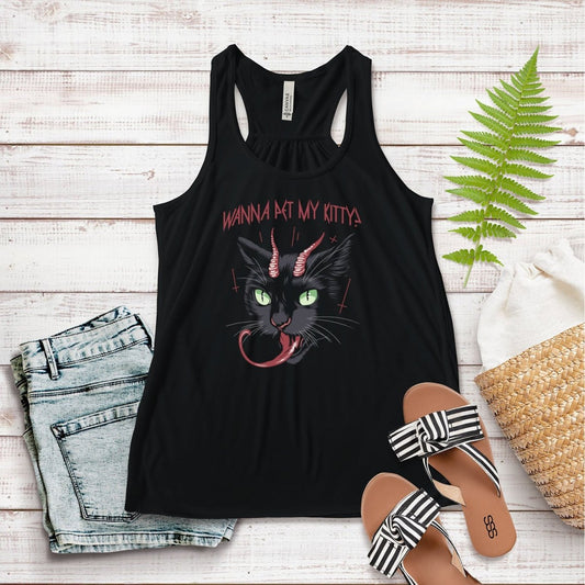 Wanna Pet My Kitty Tank