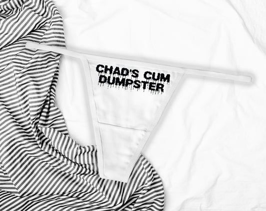 Cum Dumpster Personalized Thong