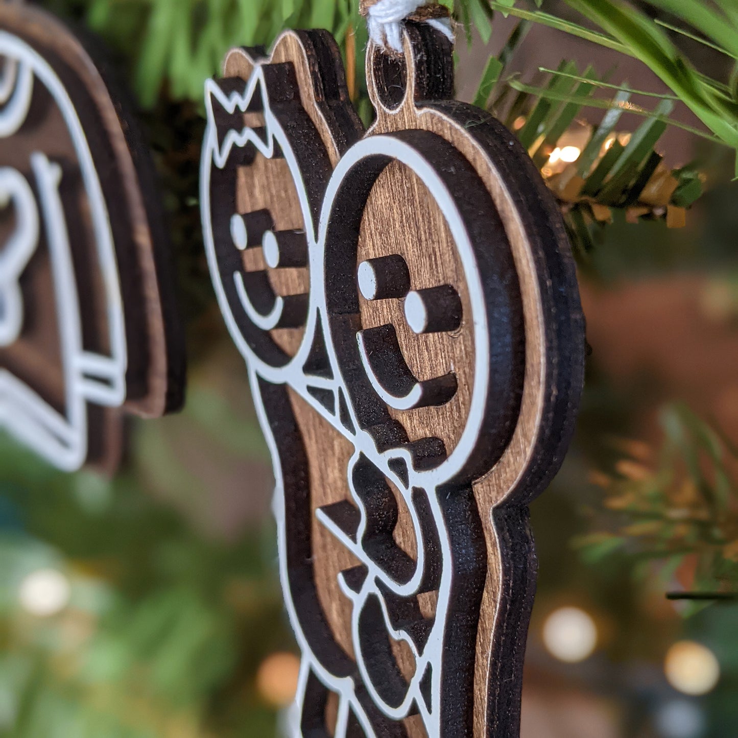 Naughty Gingerbread Ornaments