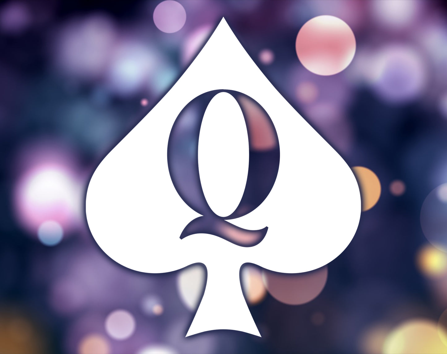 Queen Of Spades Decal