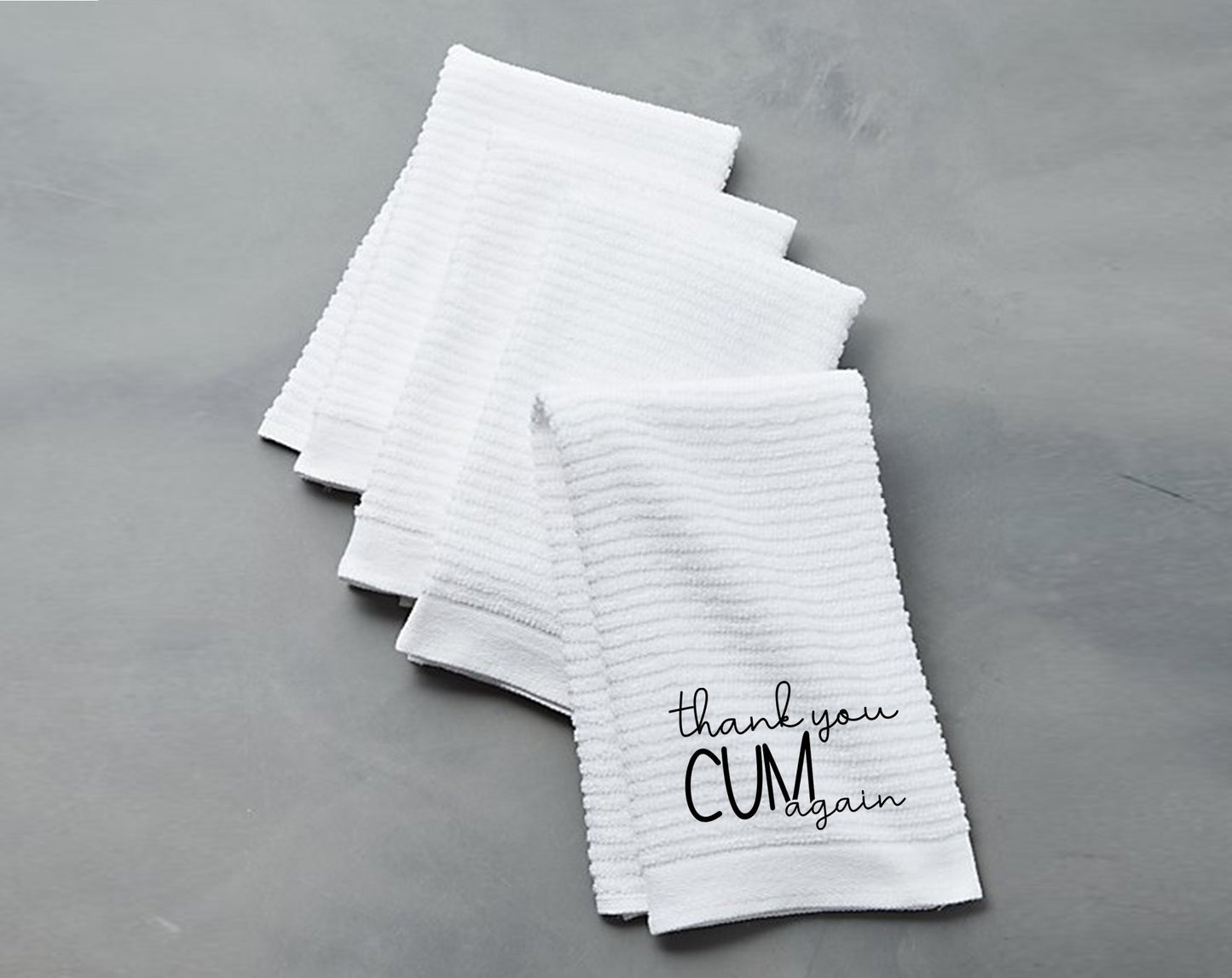 Thank you CUM Again After Sex Towel | Cum Rag | Clean Up Towel | Nut Rag