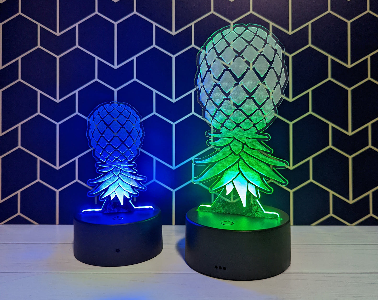 Upside Down Pineapple LED light