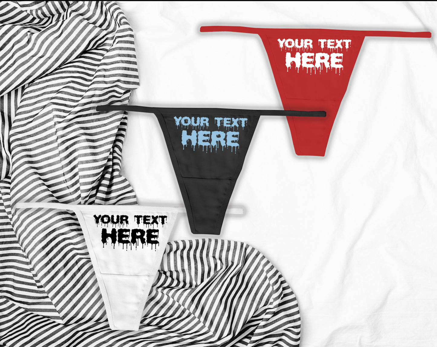 Your Text Custom Thong