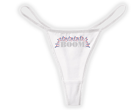 Boom Fireworks Thong