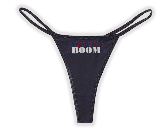 Boom Fireworks Thong