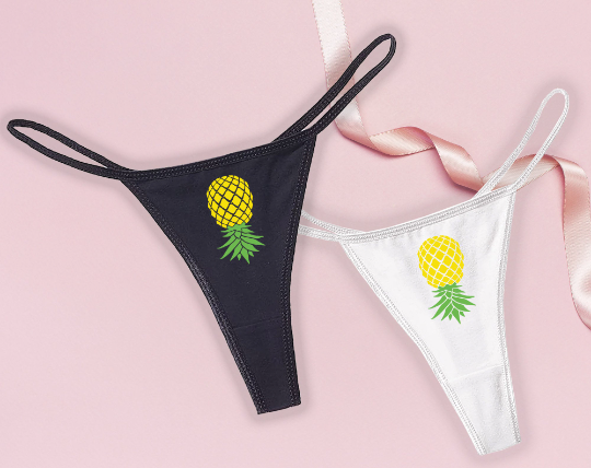 Upside Down Pineapple Thong