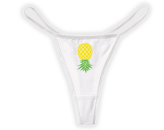 Sexy Panties for Swingers, Upside Down Pineapple Lingerie, Naughty