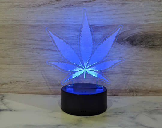 Pot Leaf LED Light