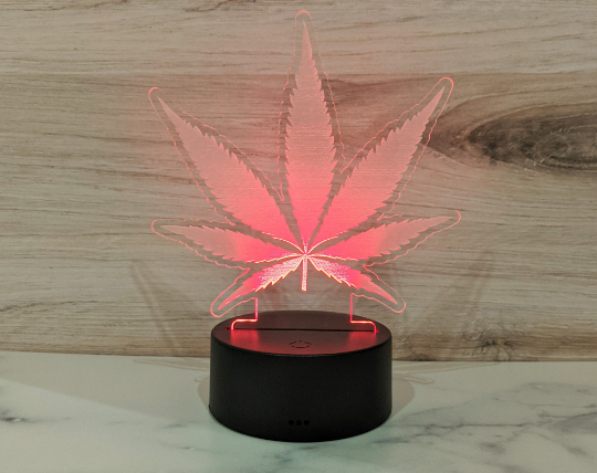 Pot Leaf LED Light