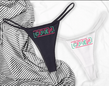 OPEN Sign Panties