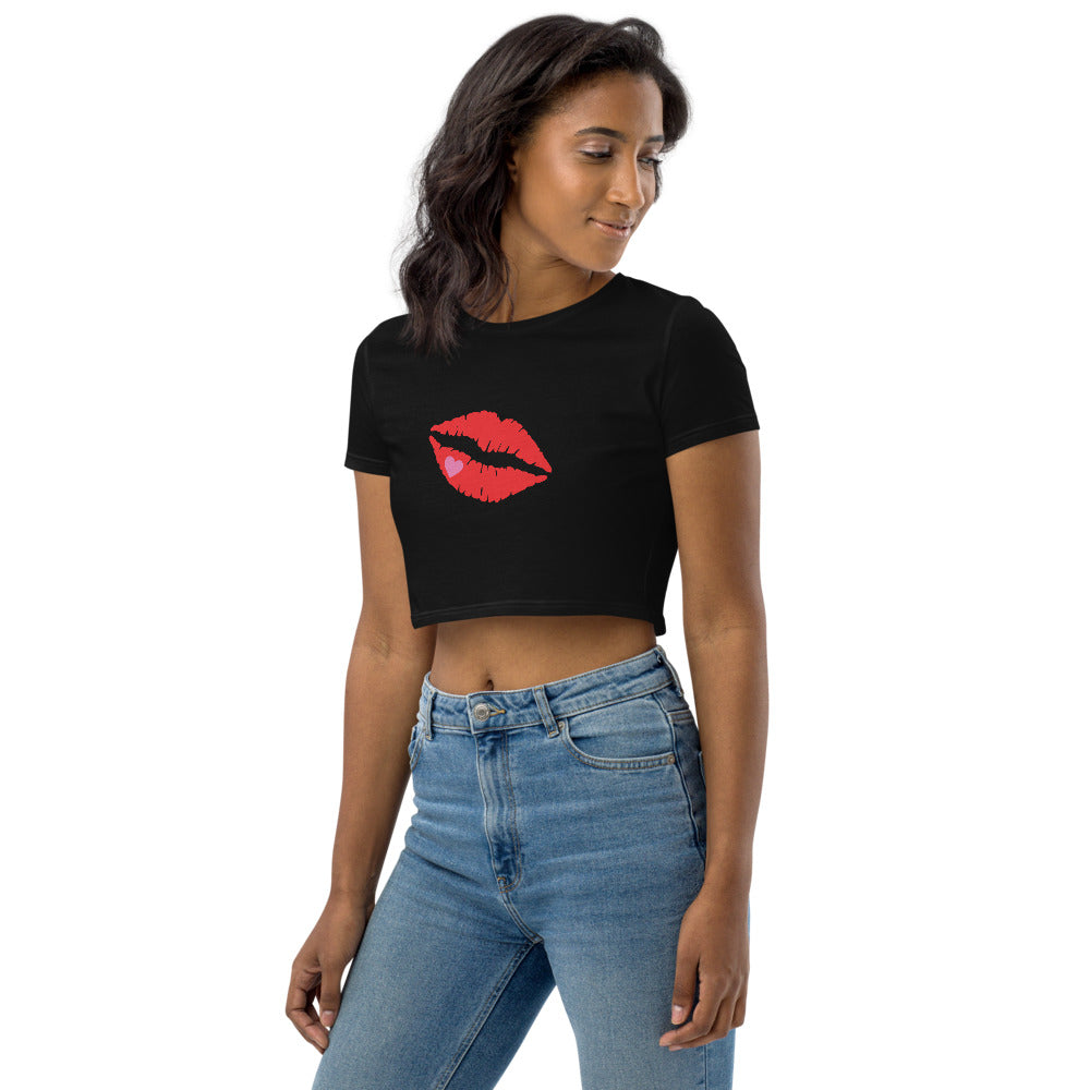 Red Kiss Crop Top