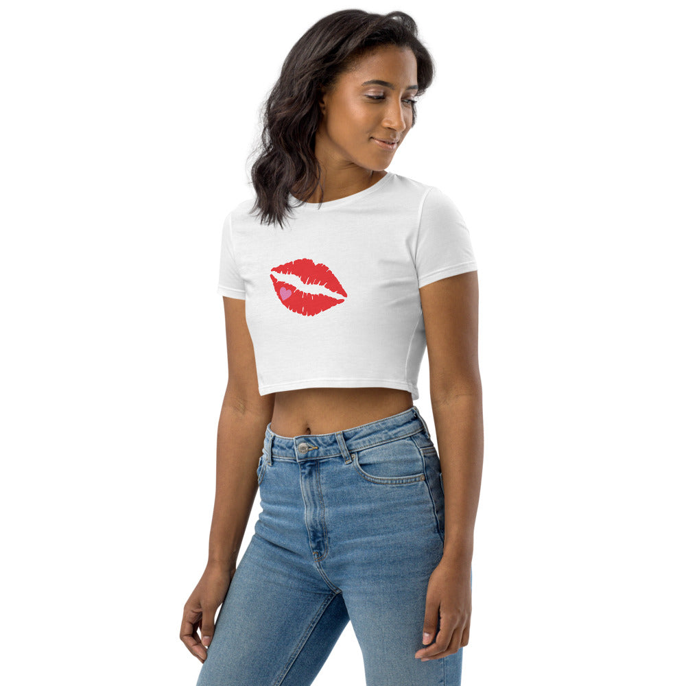 Red Kiss Crop Top